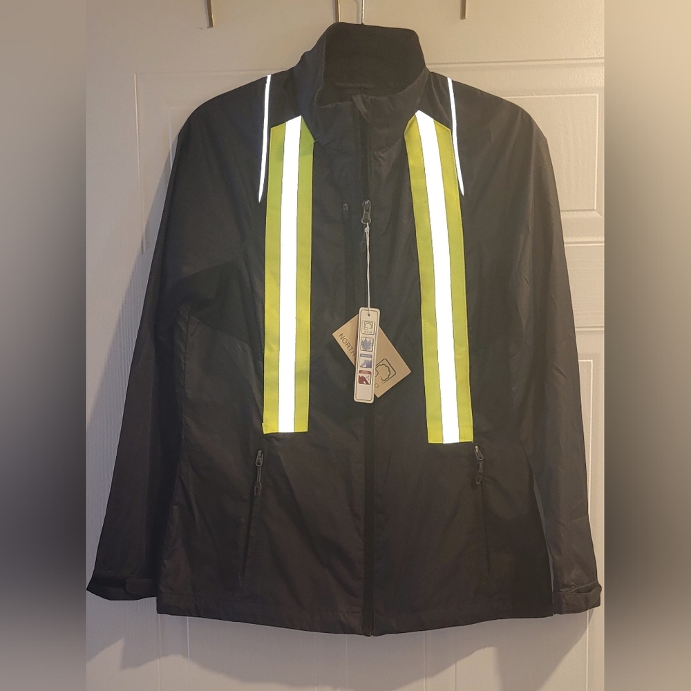 NWT North End Eco Women's Reflective Utility Jacket. Medium